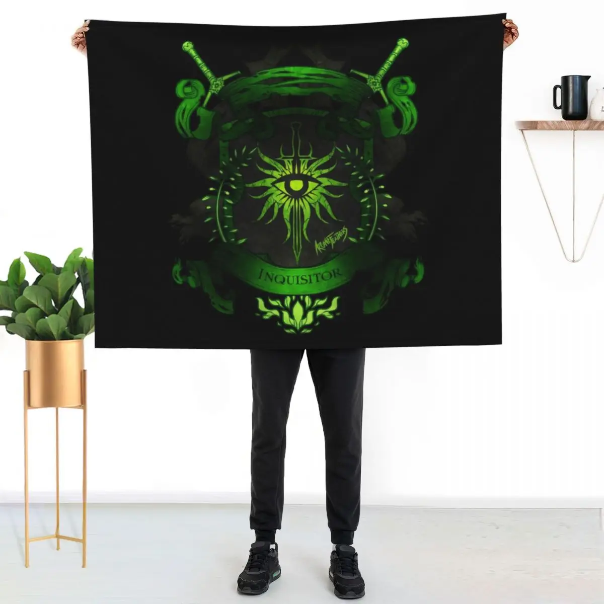 Dragon Age: Inquisitor Throw Blanket Fade Resistant Durable Throw Blanket