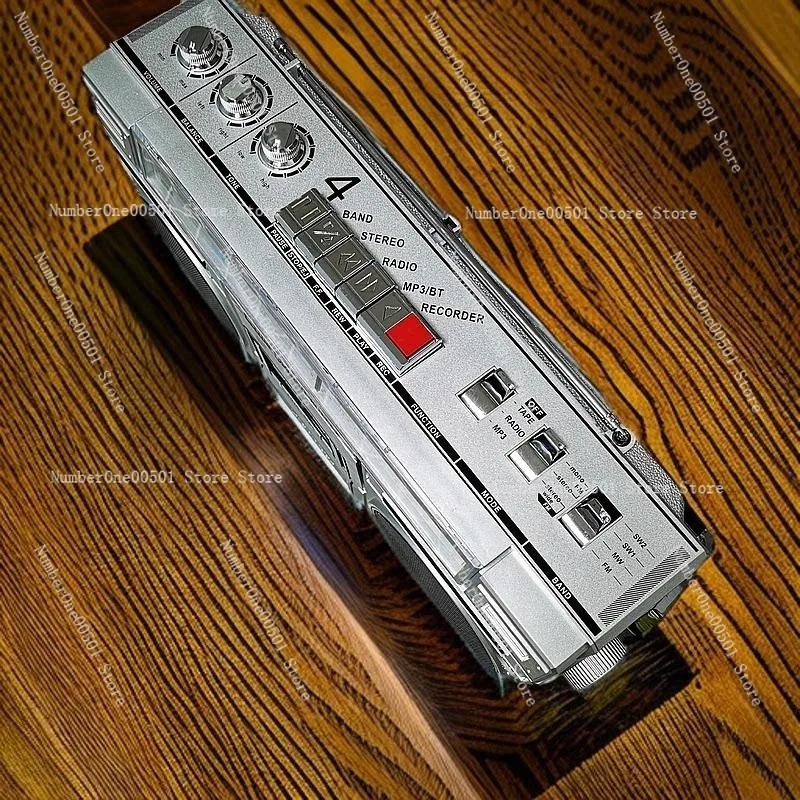 New Stereo Cassette Player Tape Recorder Bluetooth SD USB Boombox Vintage Retro Sound System