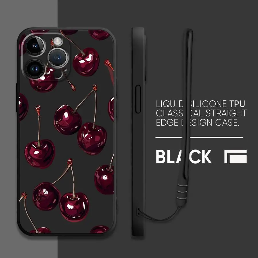 حافظة هاتف بغطاء ناعم لهاتف Xiaomi Mi 10T 11T 12T Pro 13 11 12 Lite بنمط الكرز الكرتوني #6