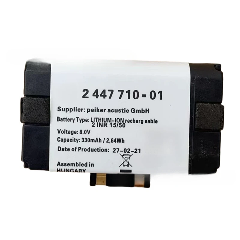 84102447710 2447710 8V 330mAh 2.64Wh بطارية الطوارئ لسيارة SOS لسيارات BMW F20 F21 F22 F40 F87 F82 F83 G30 F90 ل Cullinan RR31 #2