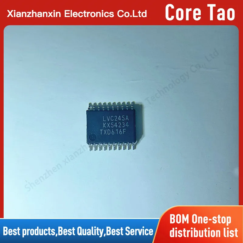 10pcs/lot  74LVC245APW 74LVC245 LC245A TSSOP20 Tri-state output eight-way bus transceiver