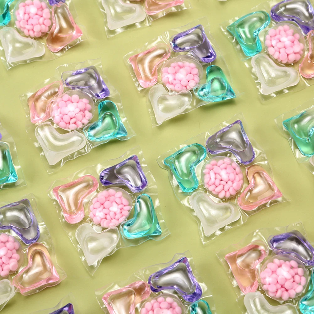 Home Fragrance Gel - 50個入り 5 in 1 洗濯用芳香ビーズ 洗剤液体カプセルボール