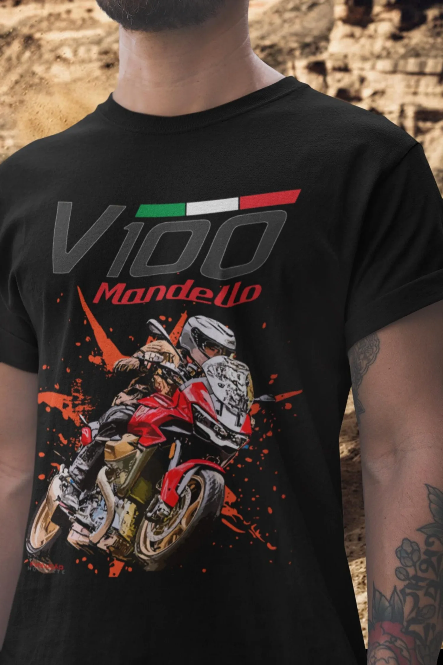 

288@EY Moto G.uzzi Mandello V100 Shirt for Motorcycle Riders Gift for Bikers Italian Touring Bike Apparel for Men Cafe Racer Gif