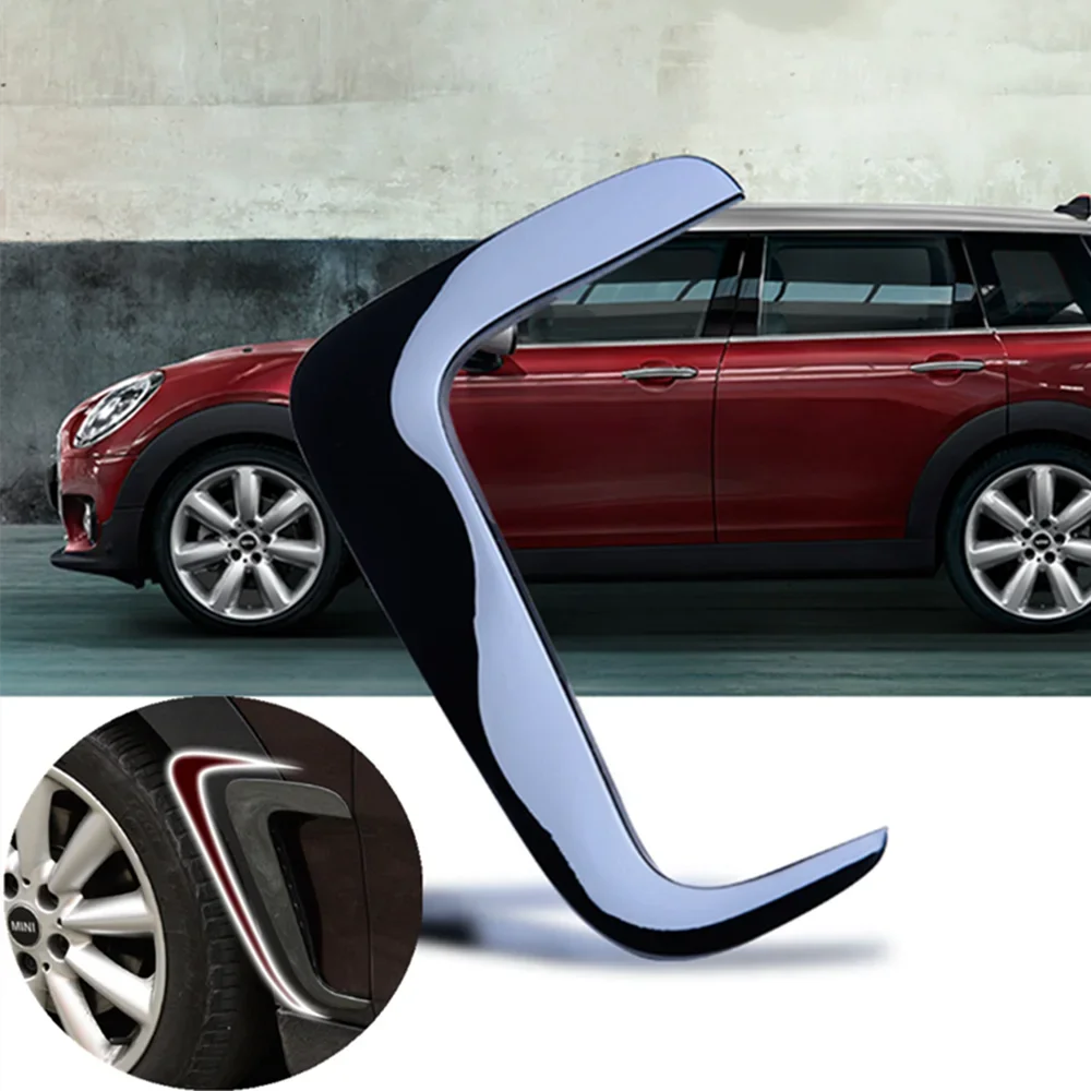 Car Side Fender Emblem Sticker For BMW MINI Cooper F54 Clubman 304 Stainless Steel Wing Right & Left Badge Label Car Accessories