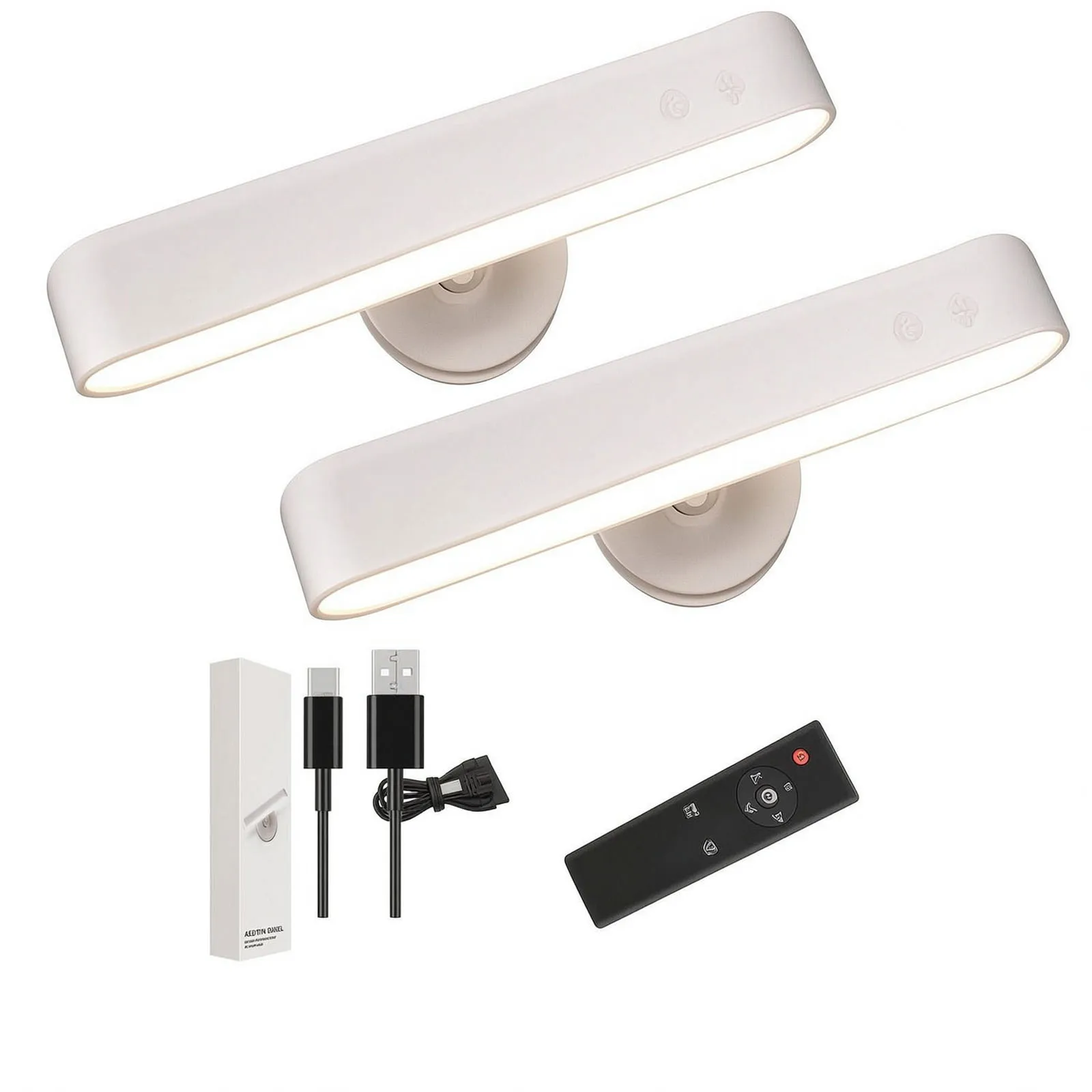 Poplight Rgb Rechargeable Wall Light With Remote Control Providing Bright Soft Cool Neutral