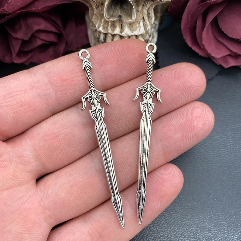 6Pcs 70*11Mm Sword …