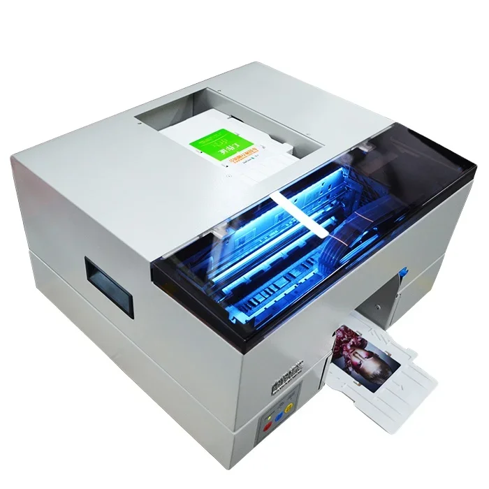 -Hot Sales Product A4 Size PVC Card Inkjet Printer For 86mm*54mm*0.8mm PVC ID Card