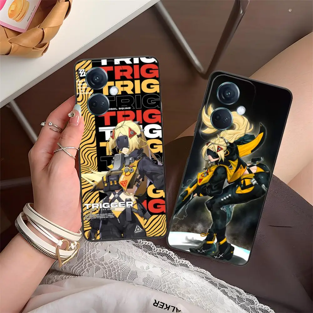 حافظة هاتف Zenless Zone Zero Trigger لهاتف OPPO Reno 14 13 12 11 10 9 8 7 6 5 F T Pro 5G غطاء طباعة ملون جميل #5