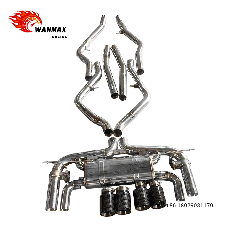 

Выхлопная система Valvetronic из нержавеющей стали 304SS с глушителем Catback для BMW X5M F85 X6M F86 4.4 (2015-2018)