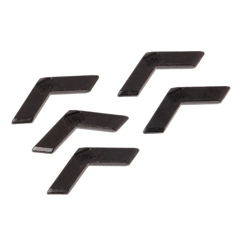 090F 5PCS/팩 카운터 웨이트 가중치 G502 진정한 무게 블록