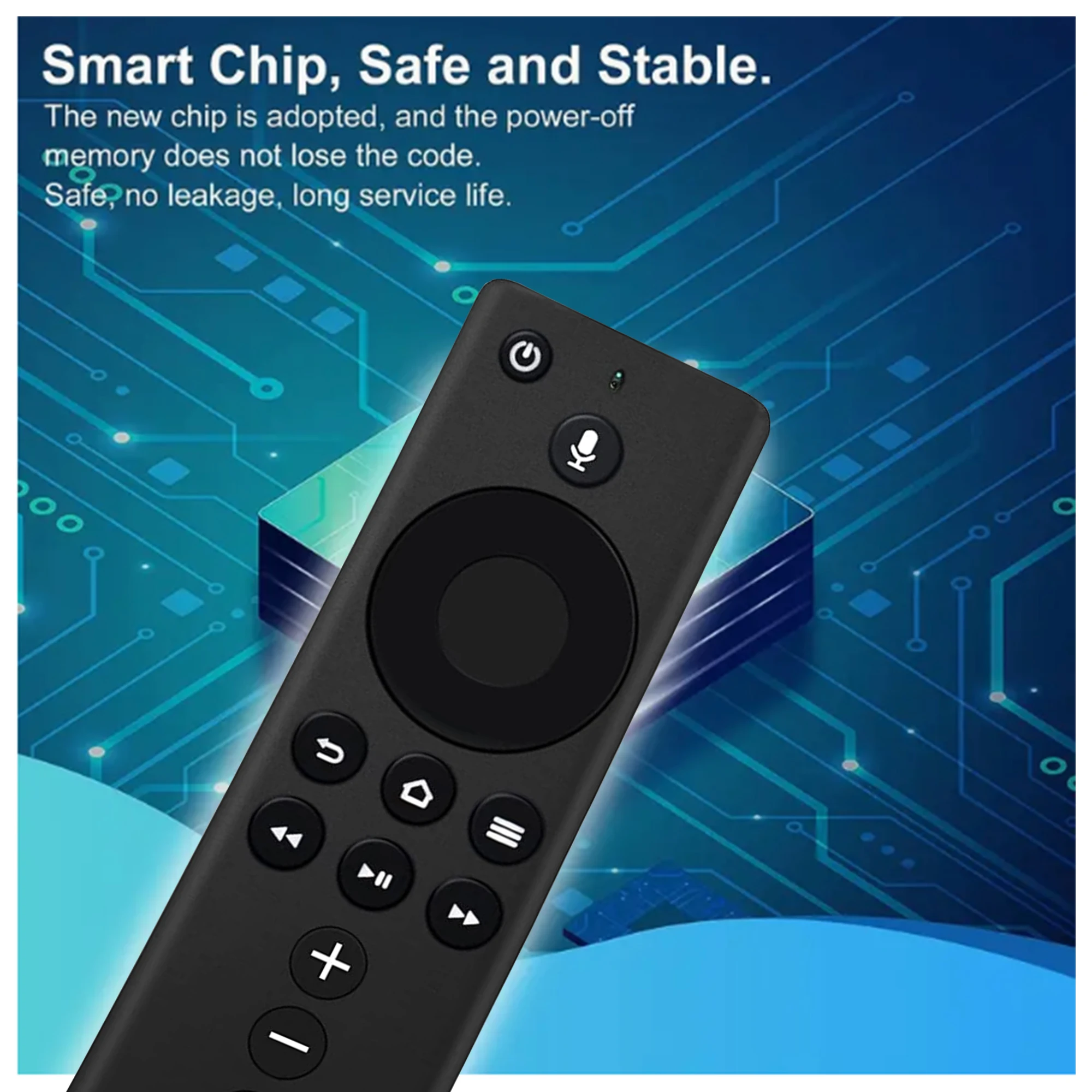 2nd Generation Voice Remote Control (L5B83H) with Power and Volume Control - Compatible with Amazon 2nd Gen TV Cube, Amazon TV S