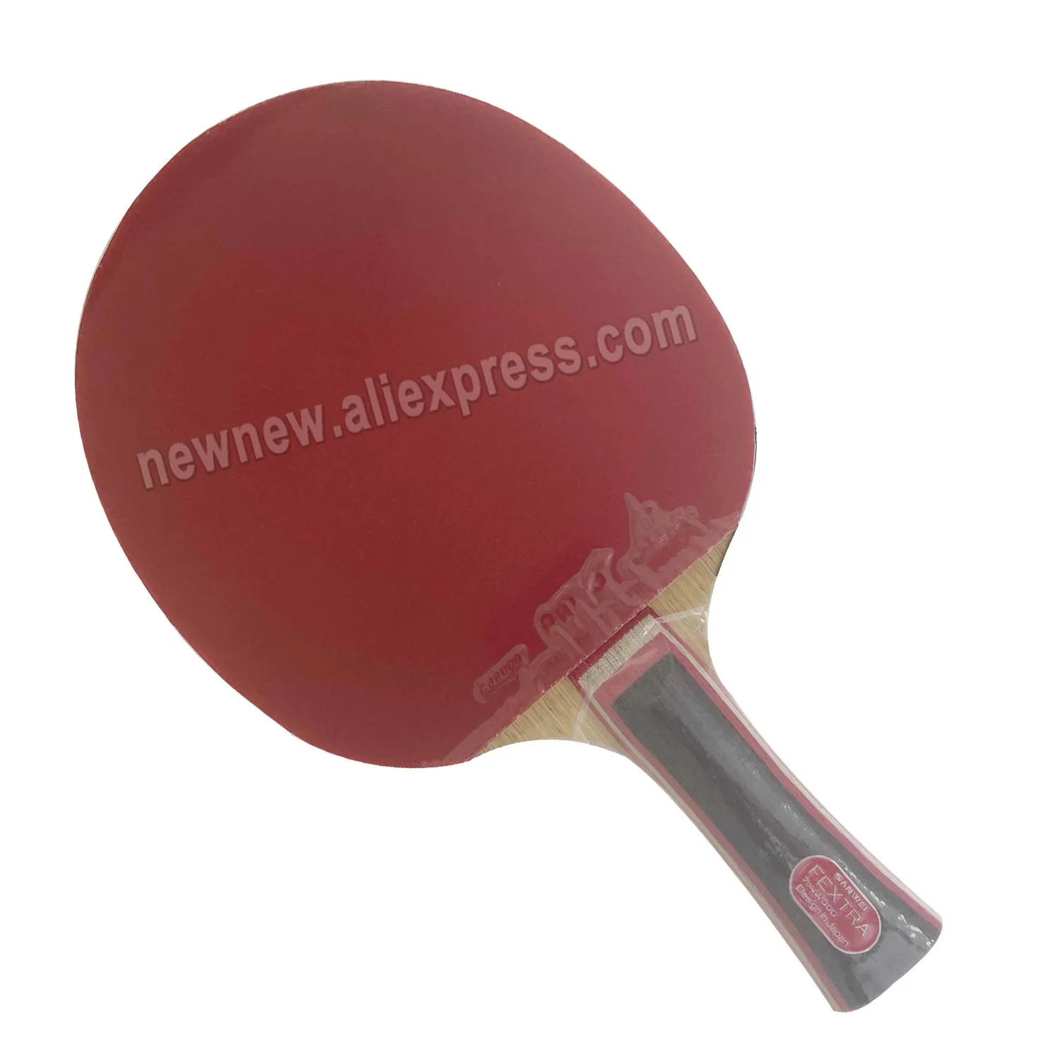 Pro Combo Racket Sanwei FEXTRA 7 Table Tennis Blade with 2X Palio CJ8000 Pips-In PingPong Rubber with Sponge 36-38°