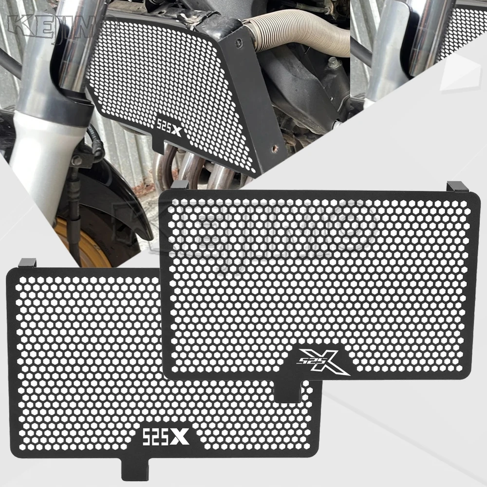 

FOR KOVE 525X 525 X 525X 2023-2024 Motorcycle Accessories Black Radiator Guard Protector Fuel Tank Grille Cover Oil Cooler Guard