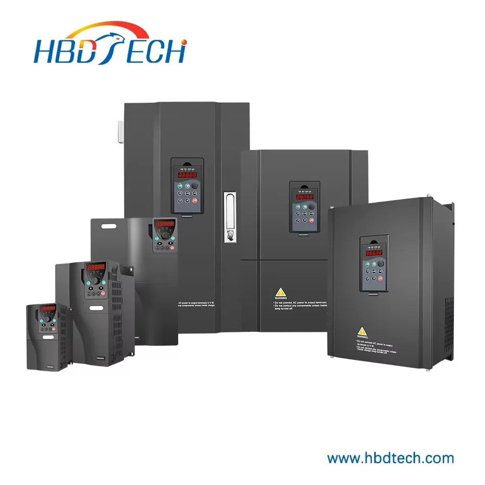 يدعم تخليص المخزون خارج الموسم من المصنع التخصيص 0.75kw 5.5kw 1 & 3Phase VFD Inverters Converters