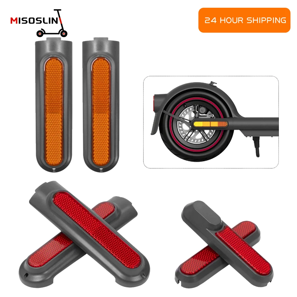 

Reflective Protective Wheel Decorative Cover for Xiaomi 4/4 Pro Electric Scooter Front Rear Protective Accessories with Screws