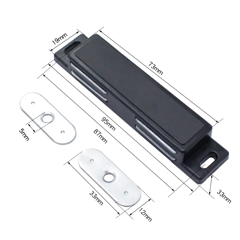 Door Magnetic Suction Magnetic Catches Door Lock Hardware Invisible Magnetic Suction Magnetic Touch Lock Strong