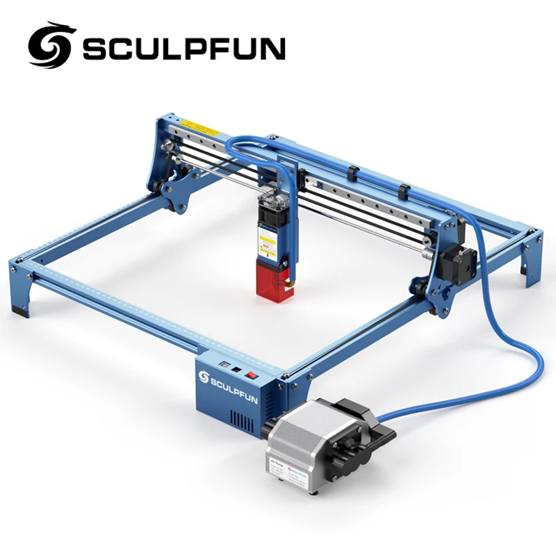 SCULPFUN S10  Air Assist Pump Laser Engraving Machine 10W Engraver High-speed Industrial-grade Carving Precision 410x400mm