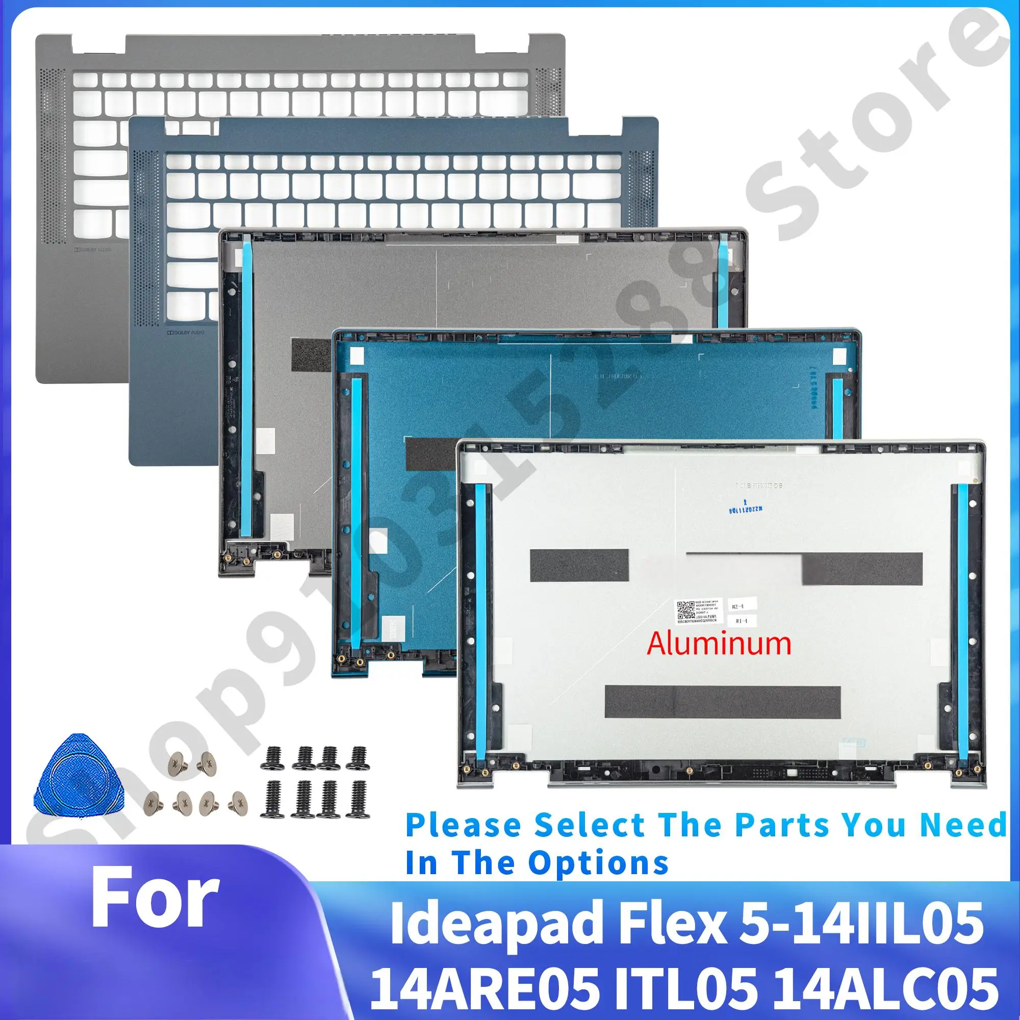 Neue Für Ideapad Flex 5-14IIL05 5-14ARE05 5-14ALC05 5-14ITL05 LCD Back Cover Scharnier Abdeckung Top Fall 5CB0Y85294 5CB0Y85293 14\