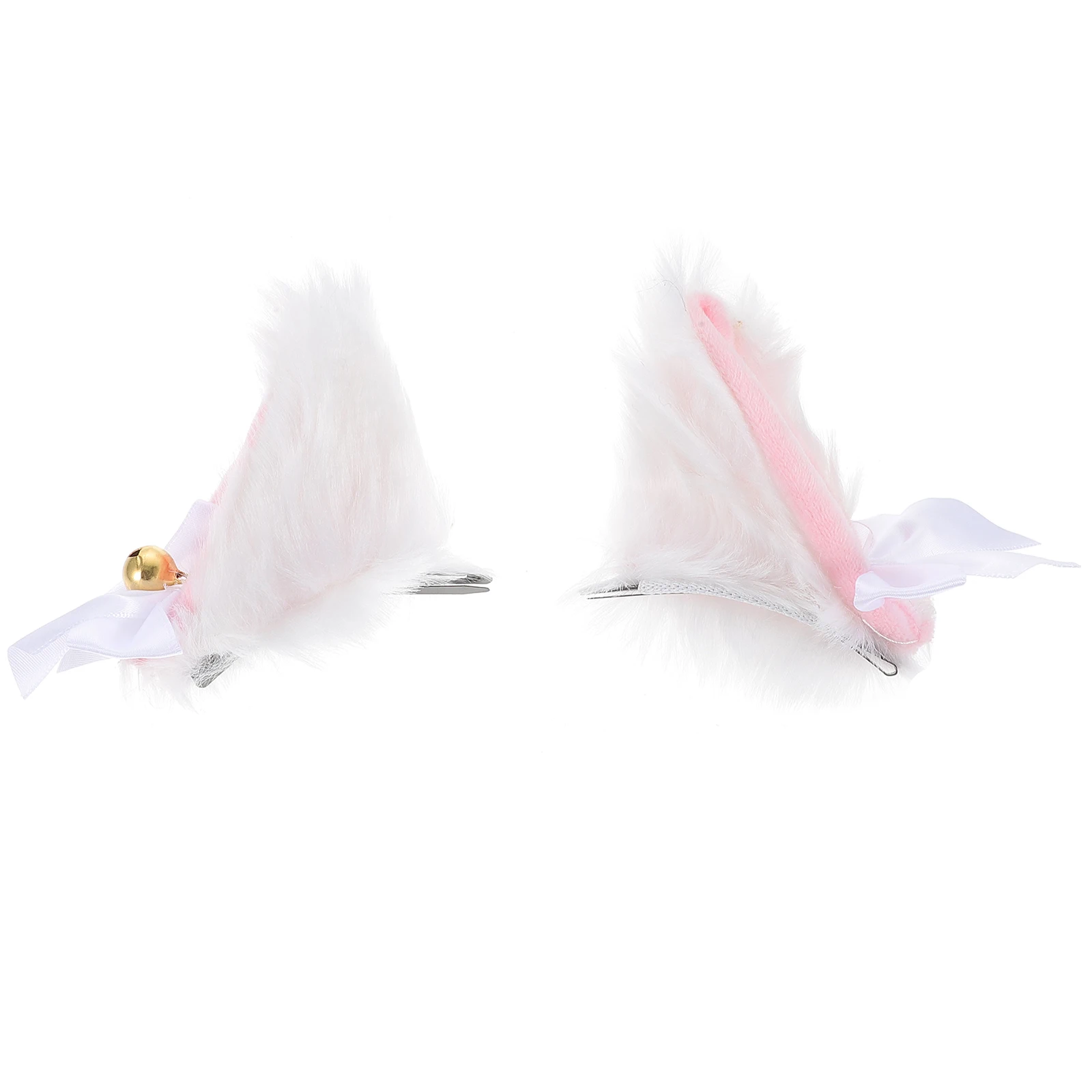 

Cat Ears Hairpin Clip Cosplay Accessories Girls Flannel Furry Animal Ears Hair Clips Durable ComfortableSexy Wear