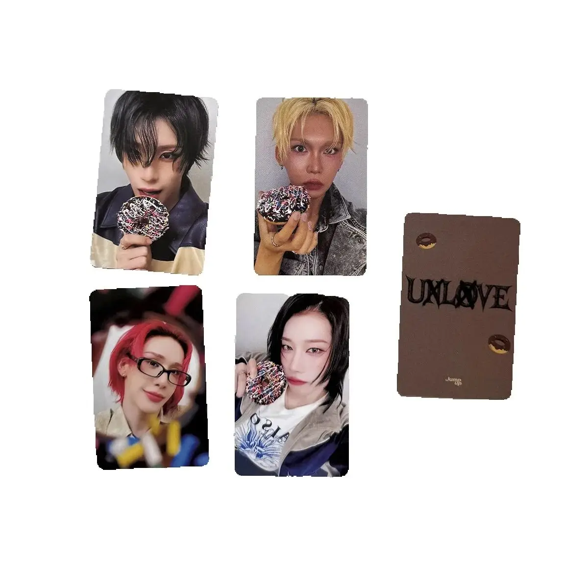 4Pcs/Set BOYS Group XLOV HD Photocards New Album UXLXVE Double Sides Glossy LOMO Cards Wumuti Rui Hyun Haru Postcard Fans Gift