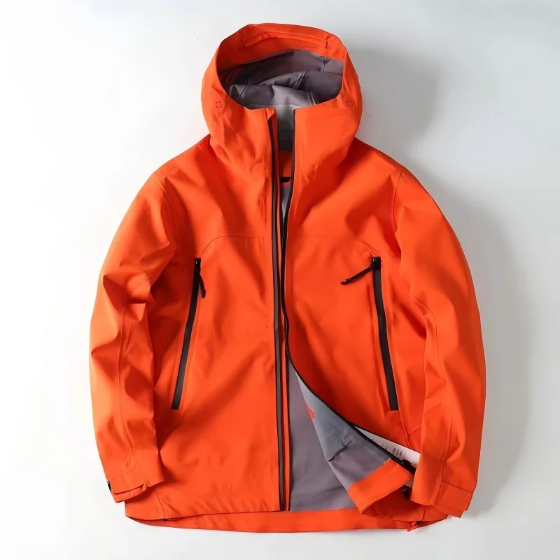 High-Quality Men's Fashionable All-Match Trendy Business Casual Travel Unisex Outdoor Fleece-Lined Windbreaker Jacket
