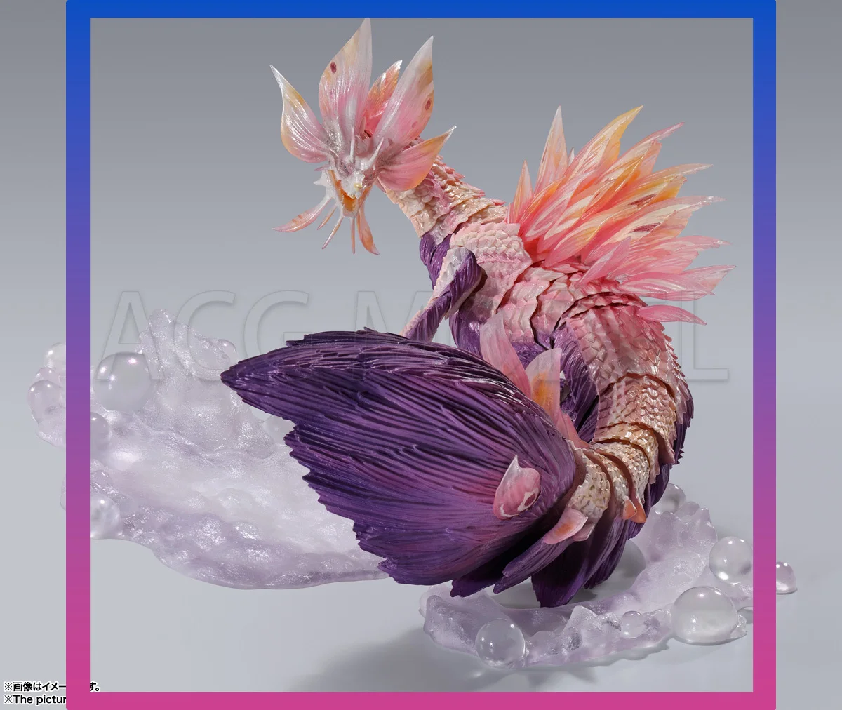 في Stork الأصلي بانداي S.H.MonsterArts SHM الوحش هنتر صعود Mizutsune أنيمي لعبة نموذج عمل الشكل هدية جمع اللعب #1