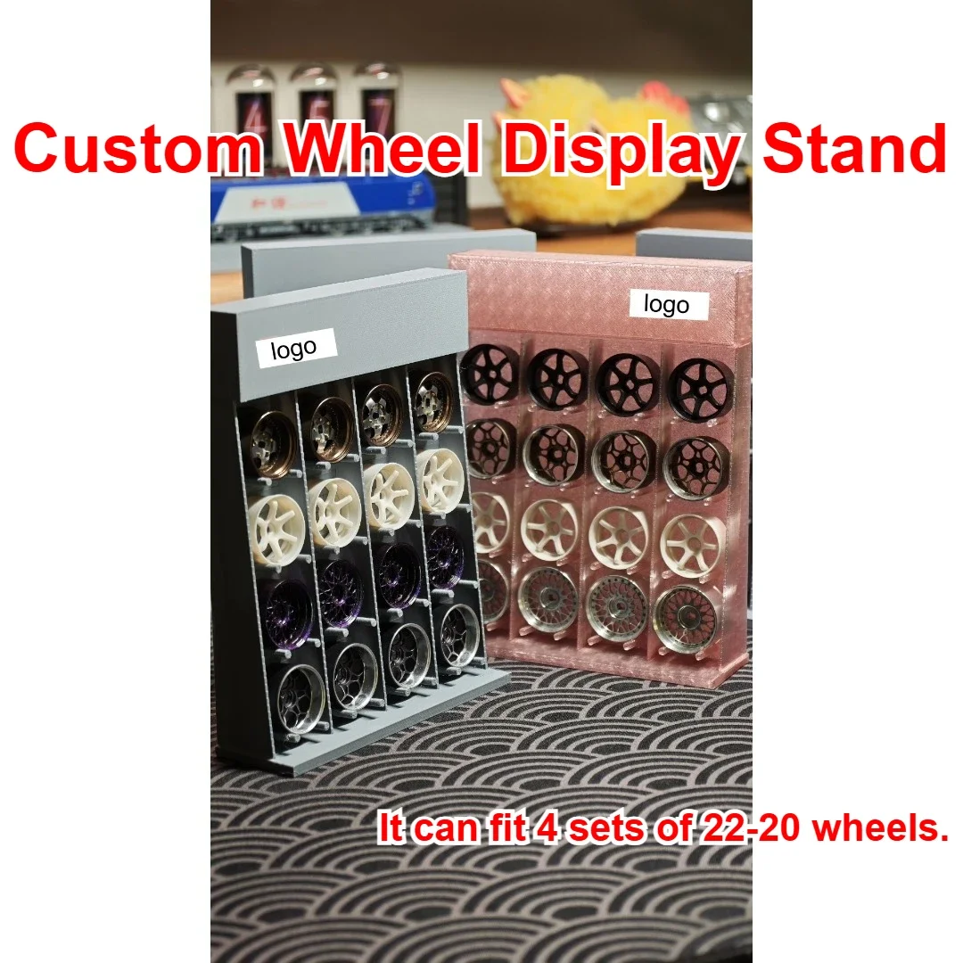 For 1/24 Micro Drift RC Decorative Holder Custom Size RC Model Decor Modification Parts Decor For Wheel Placement Showcase