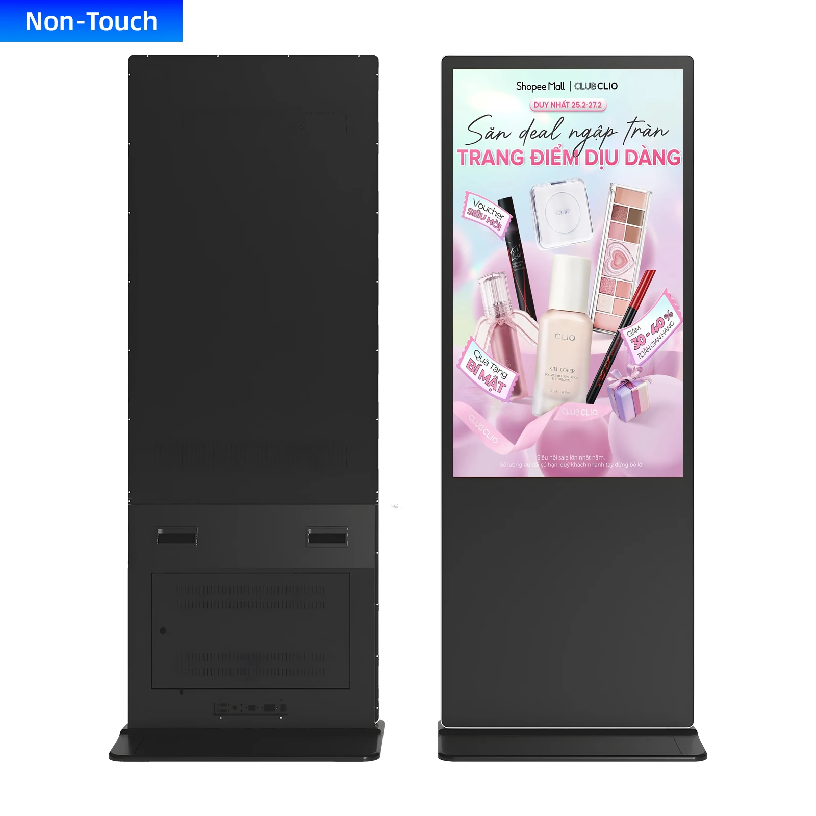 

32-65-дюймовый коммерческий полноцветный ЖК-дисплей на напольной стойке для рекламы с анимацией, цифровой рекламный видеоплеер для помещений