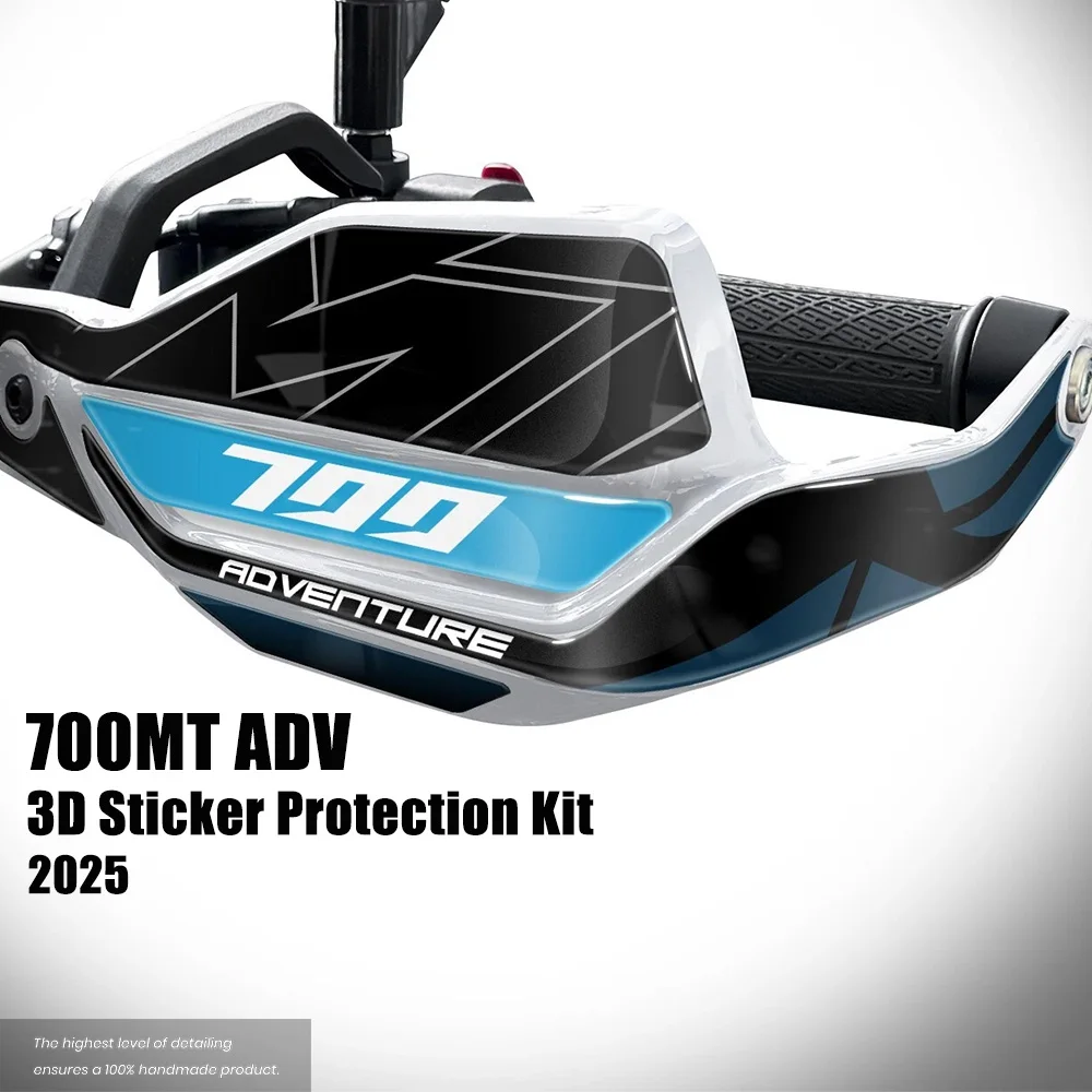 For CFMoto MT700 ADV 700MT ADV 2025 Motorcycle Accessories 3D Epoxy Decorative Sticker Protection Kit Handguard