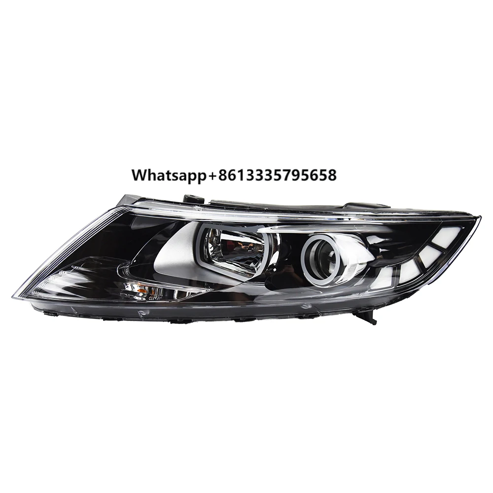 

AKD-car Styling for K5 Optima 2011-2016 LED Headlight Modification Upgrade DRL Fog Lamp Dynamic Turn Signal Lighthouse Assembly