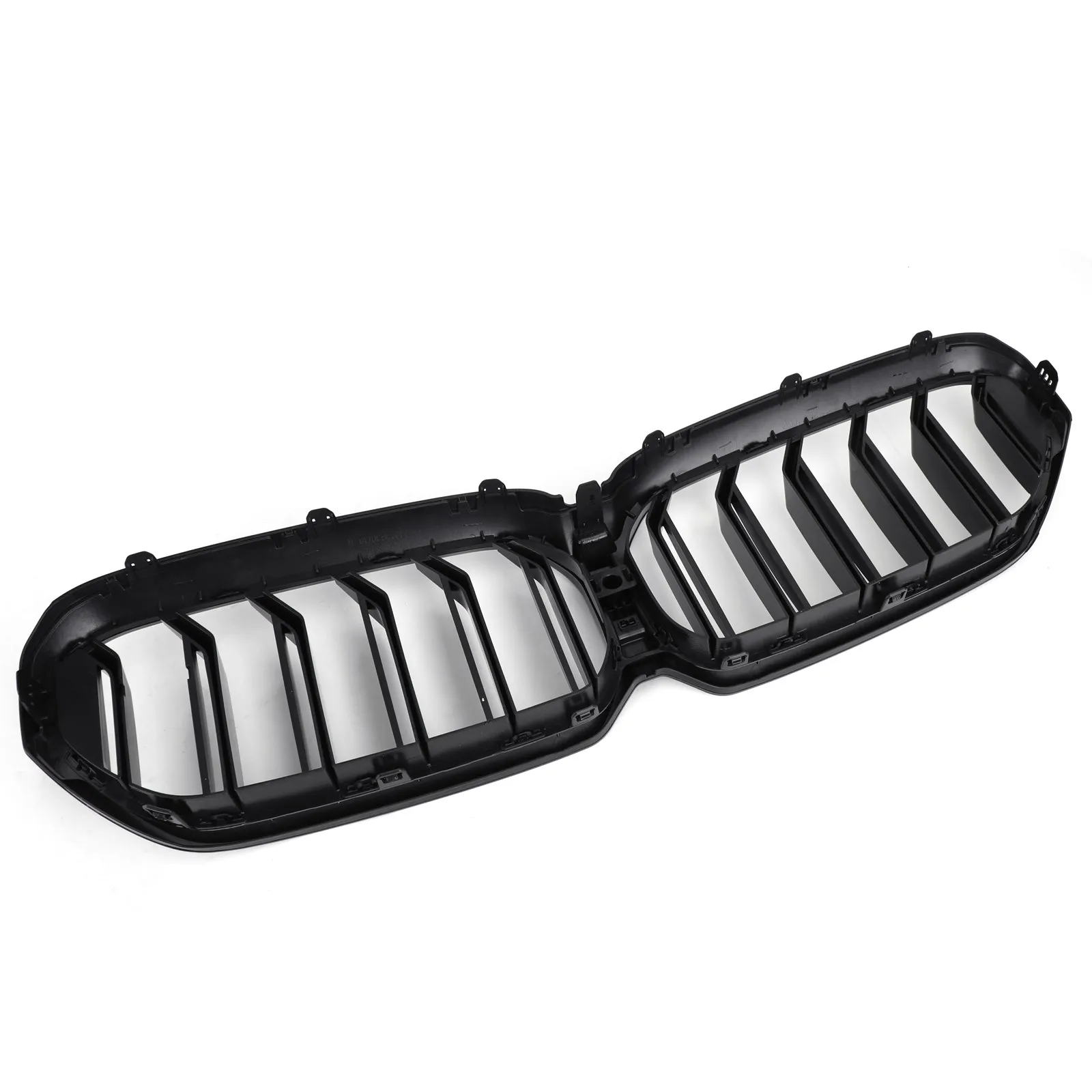 Grade dianteira preta dupla brilhante Artudatech adequada para BMW Série 5 G30 G31 21-22 com câmera
