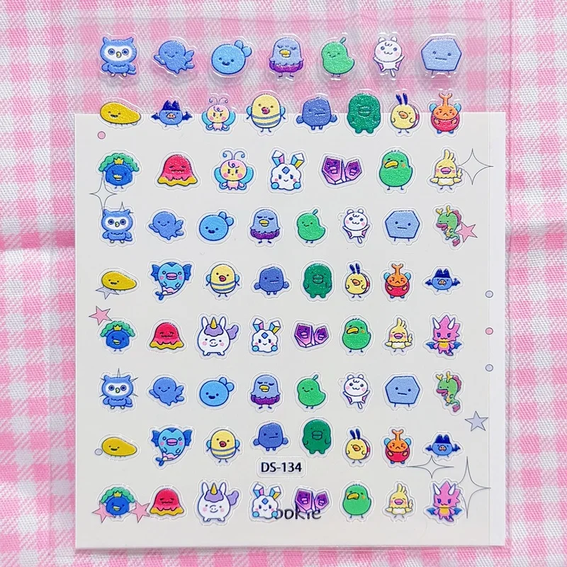 

Tamagotchi Stickers Paradise Full Series Set - Ocean Sky Land Forest Character Decorative Stickers For Toy Accessories