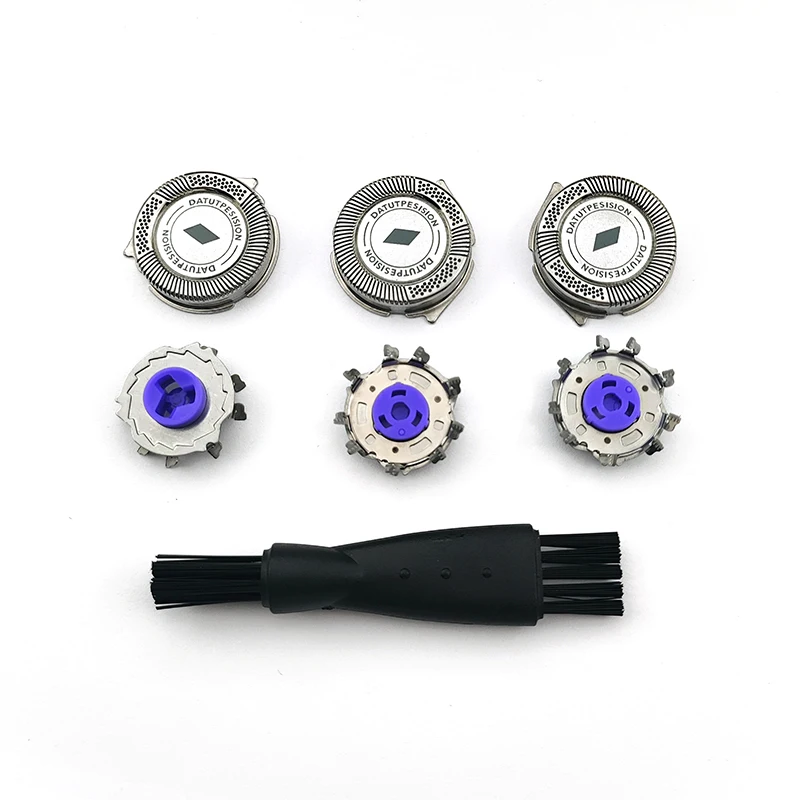 3pcs Shaver Head Replace Razor Blade for Philips Shaver Old Models HQ8 HQ7120 HQ7100 HQ7140 HQ7160 PT860 PT870 AT750 AT751 AT890
