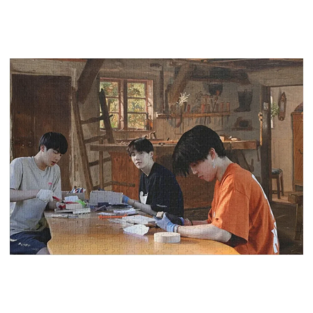 

Woodworking Hajima with YoonMinJin Jigsaw Puzzle Photo Custom Wood Animals Personalised Name Puzzle