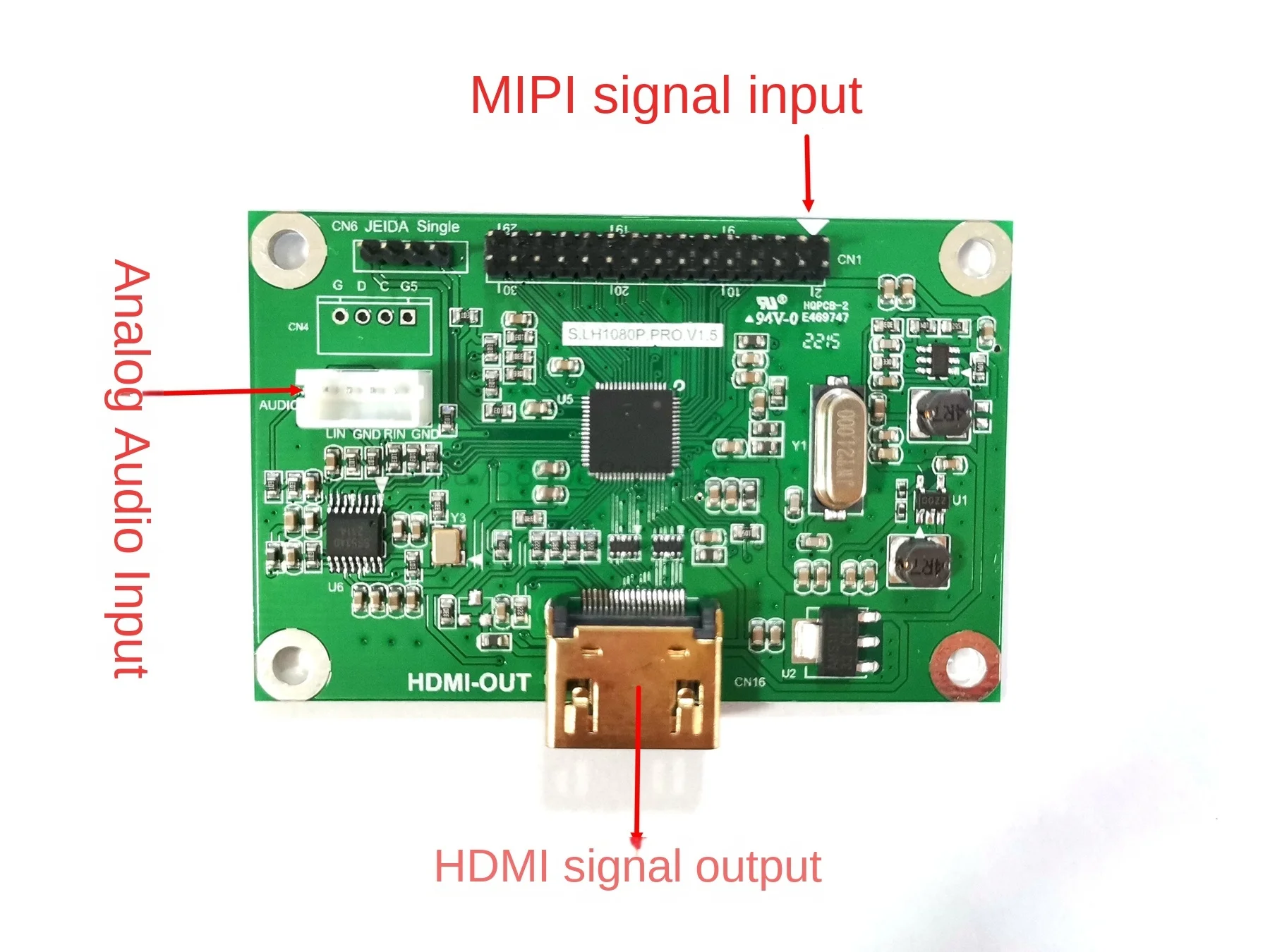 MIPI Signal to HDMI Transfer Board Mipi to Hdmi2.0 Supports Multiple Resolutions of 4K and 2K. 1080P