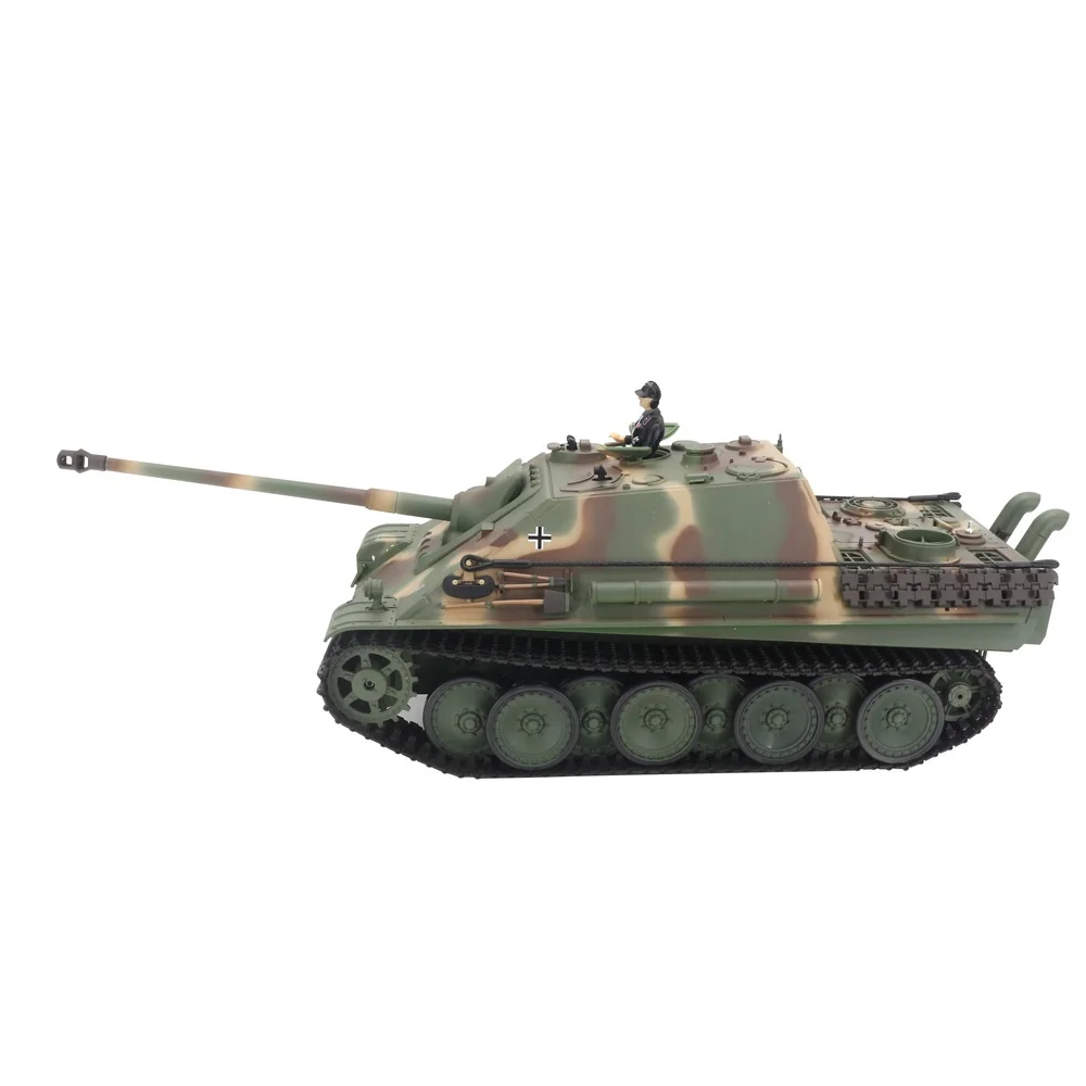 Rc Tank Remote Control Tank  German Cheetah Heavy Multi-Function Battle Competitive Simulation Tank Car Model Control Toys