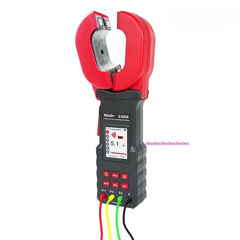 

ETCR2300B Ground Pile Type Clamp Earth Resistance Tester 200kΩ Soil Resistivity 9999kΩm Earth Voltage Current Meter 600V 20A
