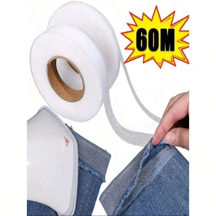 1Roll 60M Iron-On Hemming Tape - Hem Tape Fusible 评论和价格