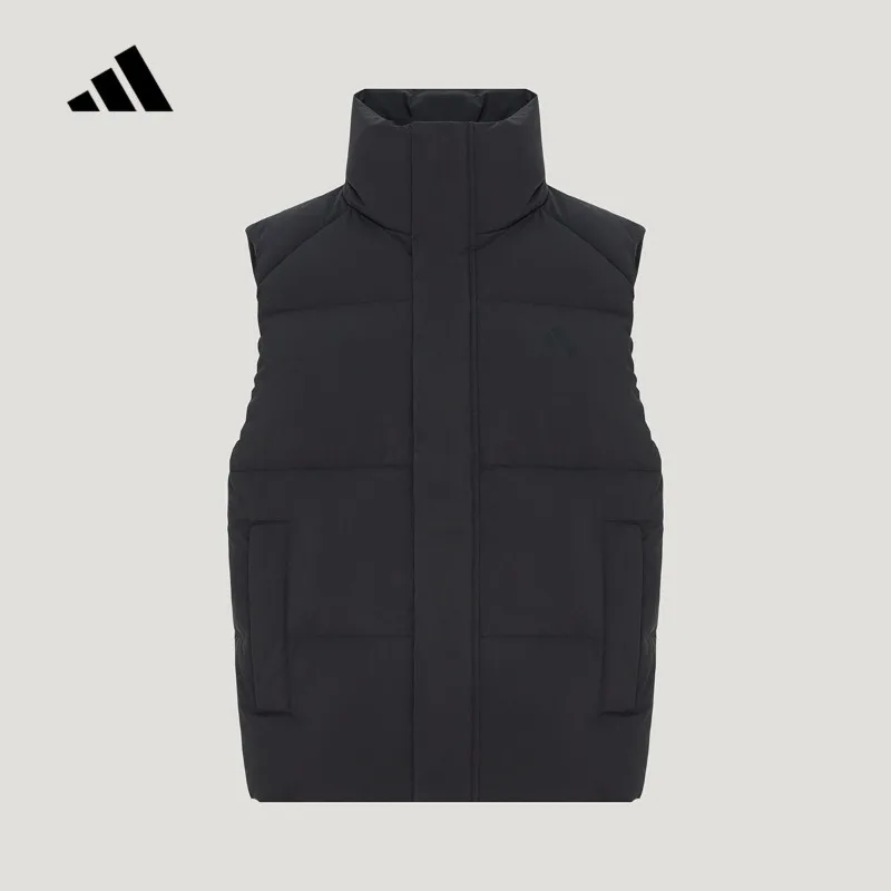 Adidas Adidas Down Vest Autumn Women Sports Water-resistant Windproof Warm Black Duck Down Vest LE4965