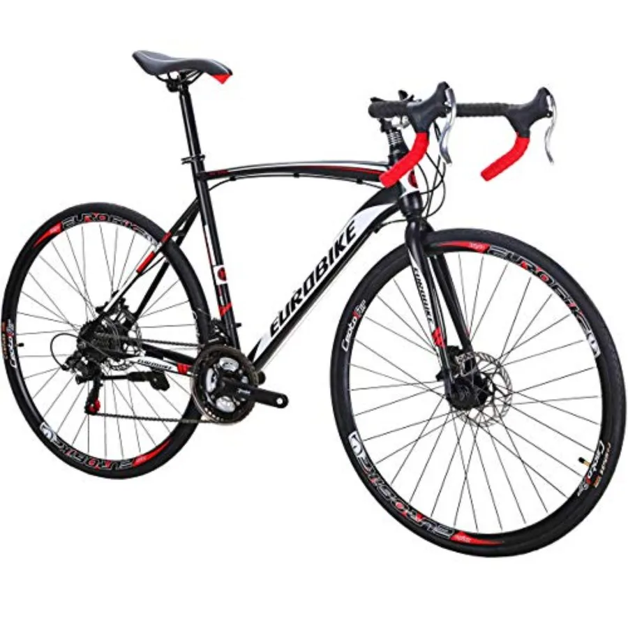 

Road bike for urban commuting and fitness training, aluminum alloy frame, matte black finish, lightweight and corrosion-resista