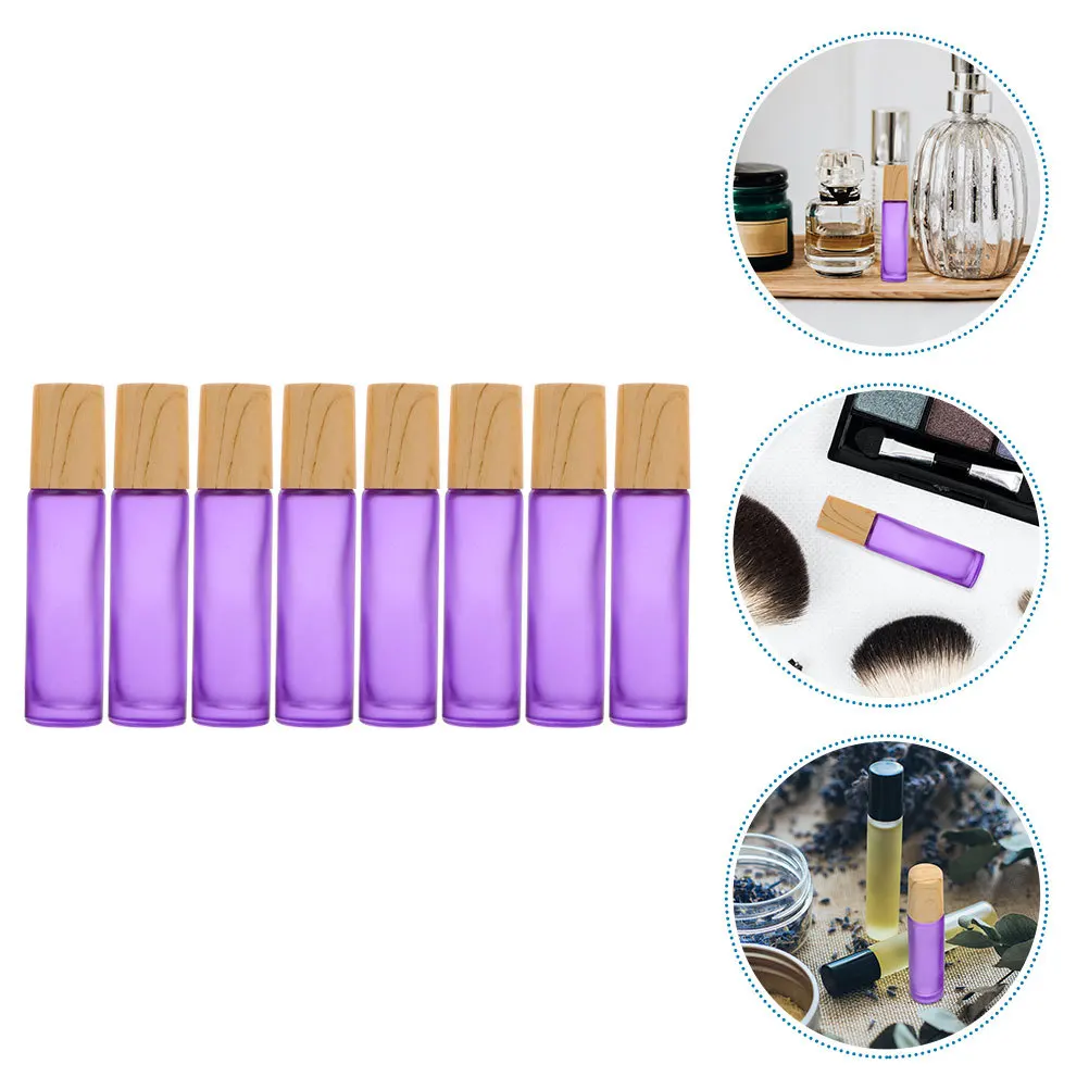 8 шт., роликовые бутылки с эфирным маслом, 10 мл, профессиональные портативные рулонные бутылки для масел, парфюмерии, ароматерапии, компактные для уличного использования