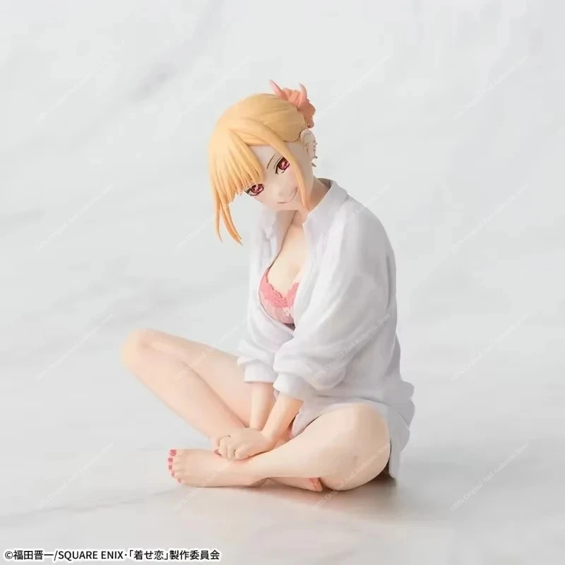100% Original SEGA My Dress-Up Darling Marin Kitagawa White Shirt Sit Anime Collectible Figure Desktop Home Decor Gifts In Stock