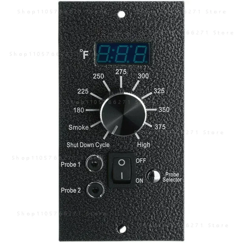 Smart Digital Display Controller for Pellet Carbon Smoker Grill with Precise Temperature Control