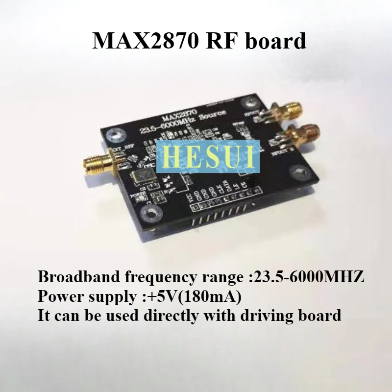 6GHz DDS RF signal source PLL point frequency sweep microwave synthesizer module MAX2870