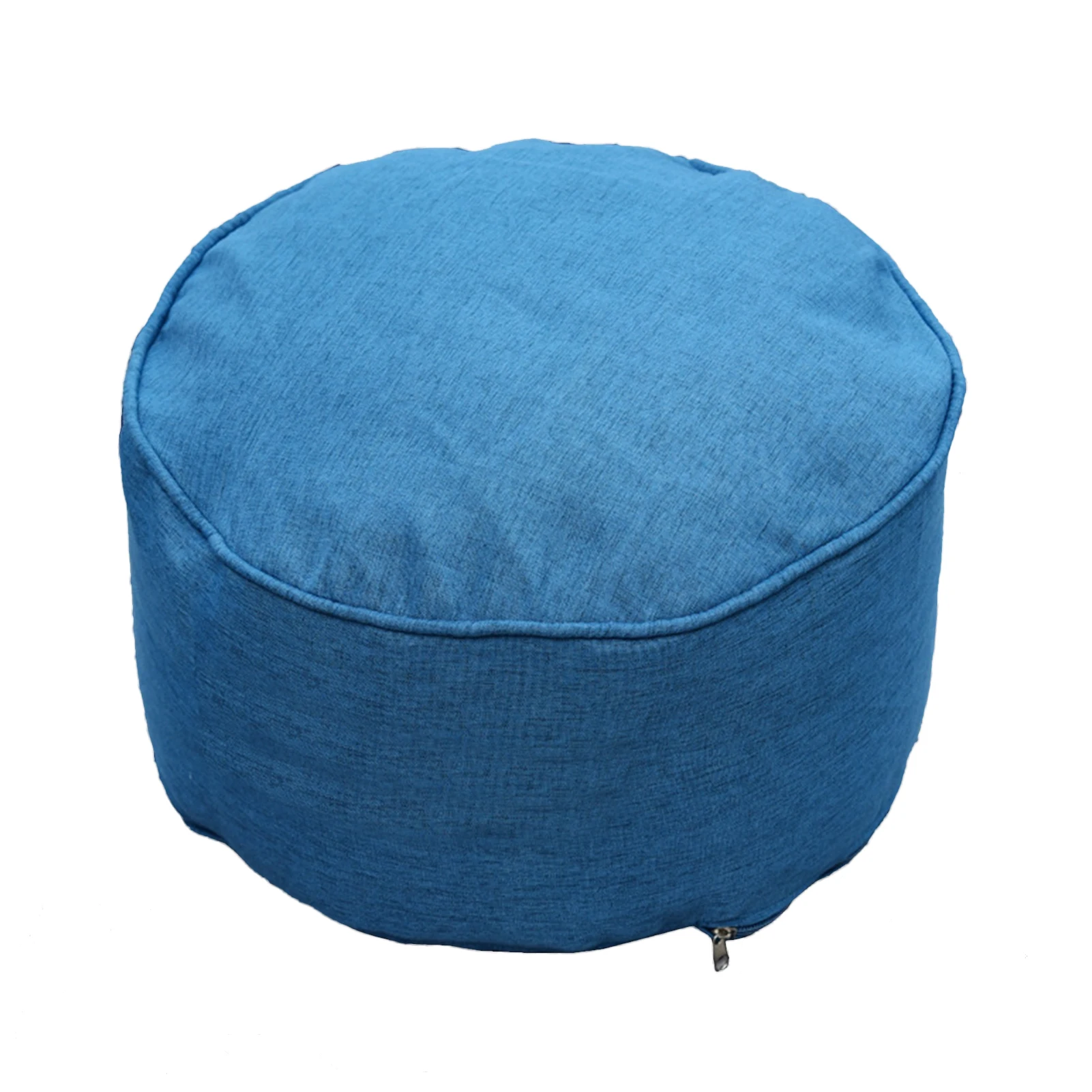 

Pull-Tab Detachable Solid Minimalist Bedroom Linen Modern Round Ottoman Shoe Changing Home Decor Living Room Bean Bag Sofa Stool