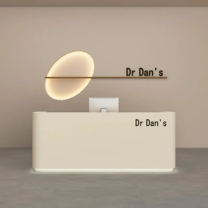 Akzent Salon Rezeption Schreibtische Moderne Kassierer Luxus Designer Hochsichere Rezeption Theke Mostrador De Tienda Salon Möbel