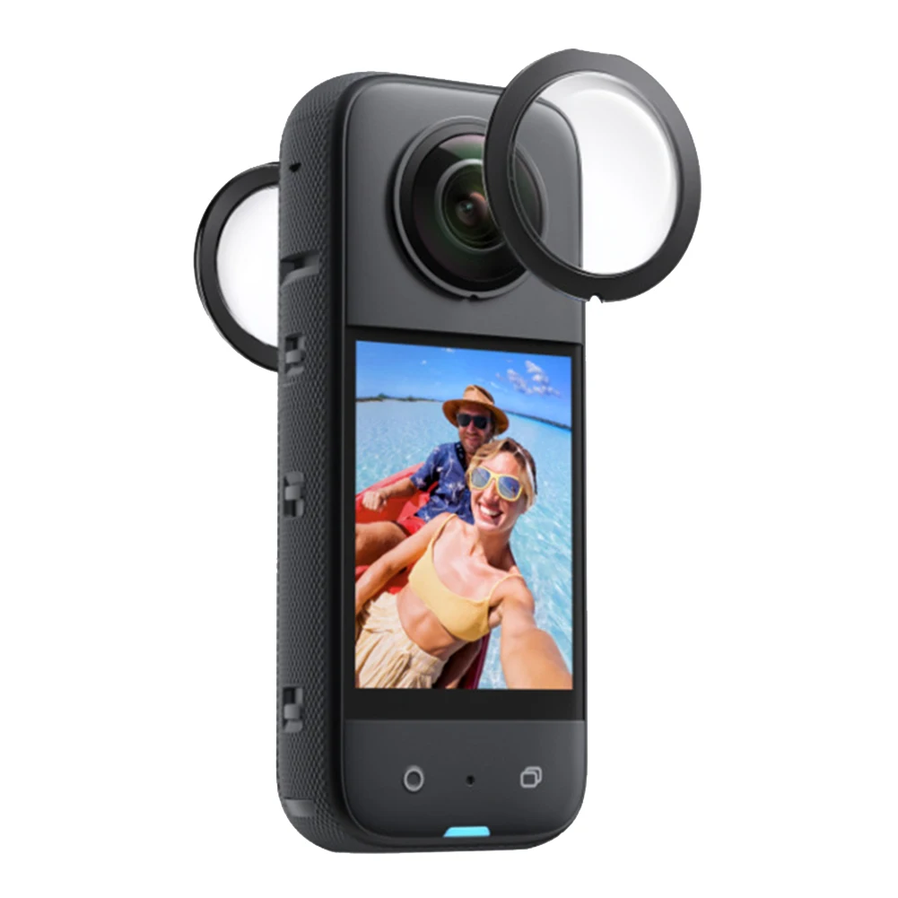 Protectores de lente adhesivos para Insta 360 X3, Protector de lente panorámico, accesorios para cámara deportiva