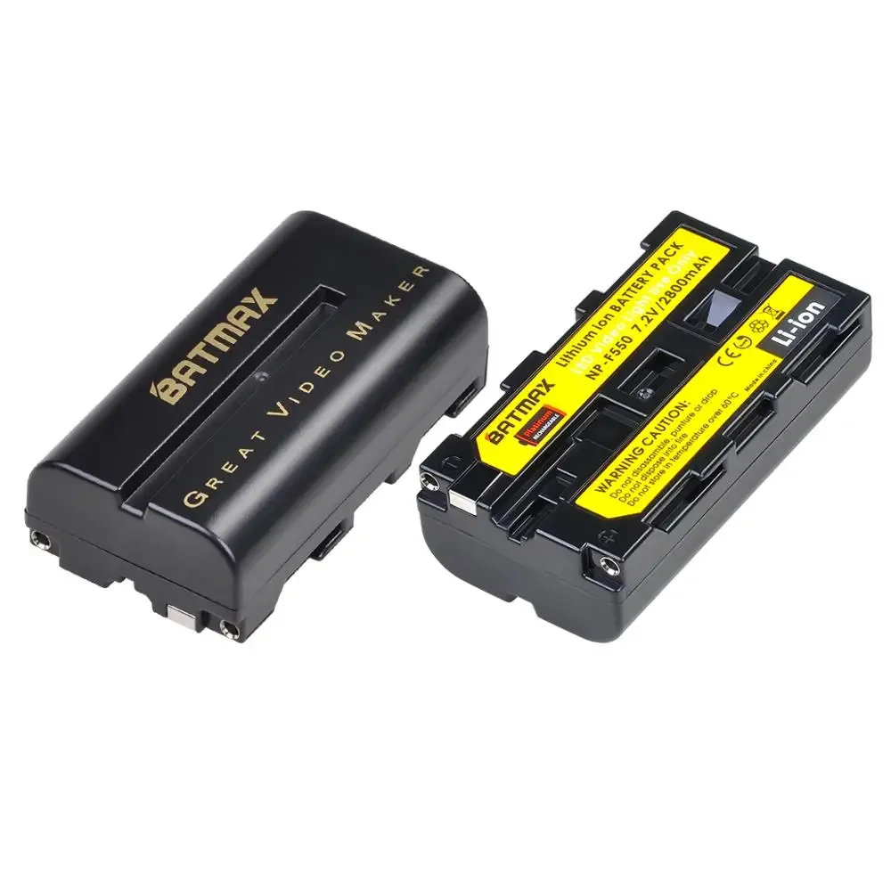 2800mAh 7.2V NP-F570 NP-F550 NP F550 F570 F530 F330 Light Battery for  Yongnuo Viltrox Video LED Light