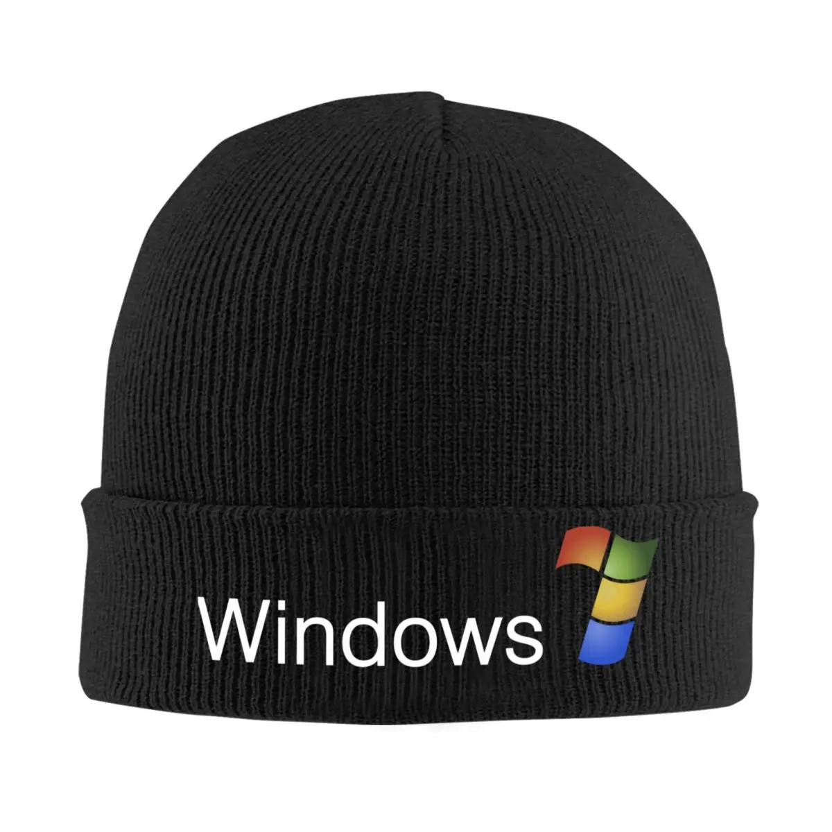 

Windows 7 Knitted Hat Women Men Winter Popular Fashion Warm Skullies Beanies Hats