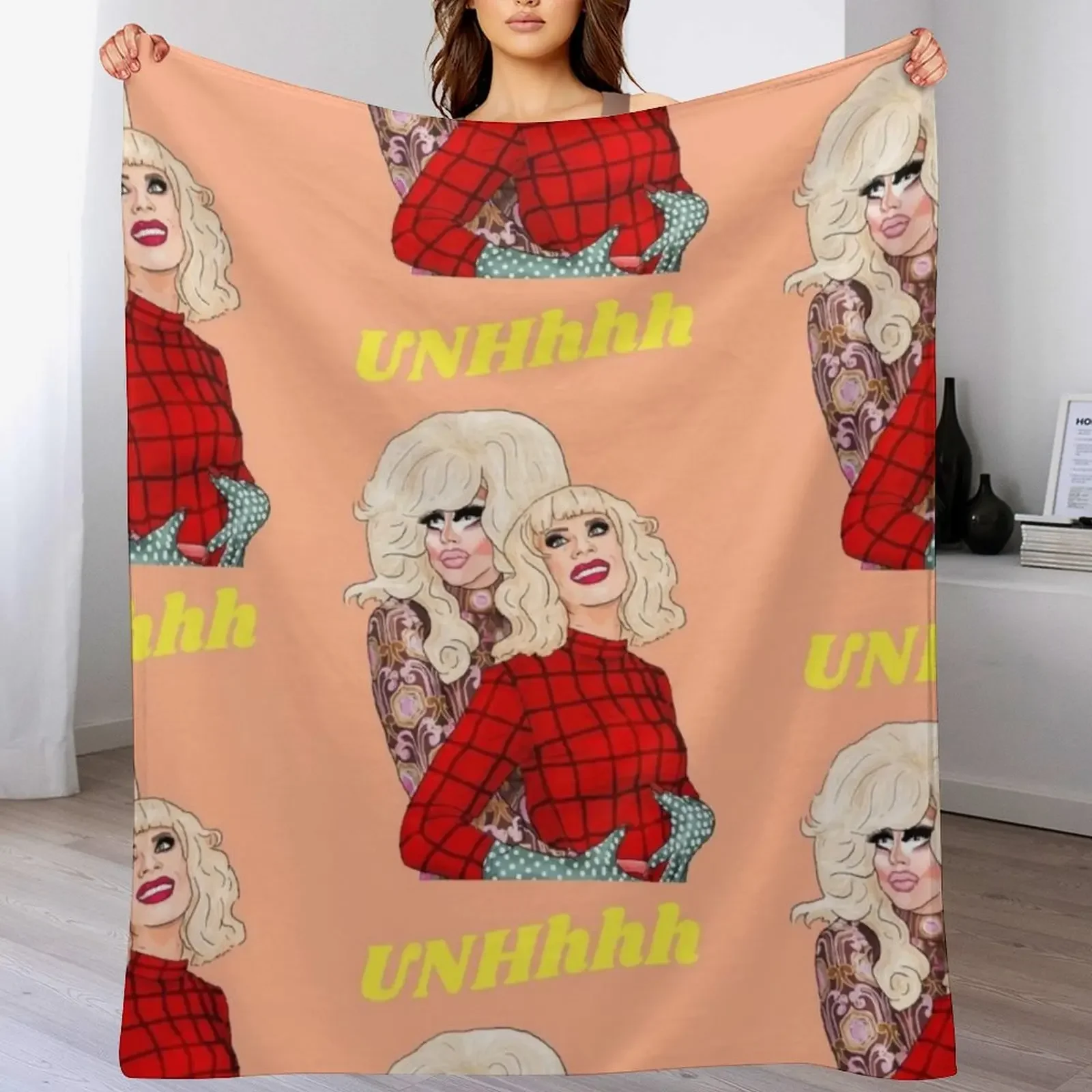 Trixie and Katya Throw Blanket Air Conditioner Soft Blanket for Office Home